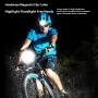 Portable Clip-on Mini Headlamp 8 Light Modes Small Night Light IP66 Waterproof Rating for Outdoor Sport Camping Hiking 86 COB LEDs