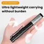 Multifunctional Portable LED Flashlight - White Light, Yellow Light, UV Light Penlight with Type-C Charging and Pen Clip Light