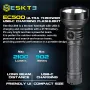 Đèn pin LED SKILHUNT EKSTE EC500 2100 Lumens 902M tầm xa đi kèm pin 21700 Đèn pin tìm kiếm mạnh mẽ có thể sạc lại qua USB-C Đèn cắm trại ngoài trời