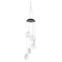 Color Changing LED Solar Powered Wind Chime Light Hanging Garden Yard Decor