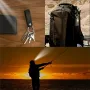 TUNENGE S15 650LM Mini Porable LED Keychain Flashlight USB Rechargeable Pocket Light Waterproof Emergency Outdoor Camping Fishing Lighting