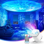 Elfeland Galaxy Projector Night Light with Sunset Effect 35 Lighting Modes Remote Control Timer Star Nebula Ceiling Projector for Bedroom Living Room Party