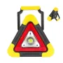 LED Triangle Warning Sign Night Light Warning Lamp Work Light Solar Powered Triangle Warning Sign Lamp With 4 Light Modes