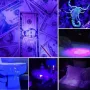 Senter Reflektor OP Mode Tunggal LED UV 365nm Convoy S2+ Nichia Senter LED Ultra Violet Lampu Hitam Lampu UV
