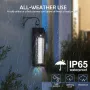 Elfeland LED Motion Sensor Solar Wall Light Waterproof Dual White & RGB Wash 400lm Front Door Decoration Solar Lamp