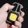 Mini COB LED zaklamp sleutelhanger verlichting schroevendraaier noodsleutel hamer draagbare sleutelhanger werklamp zaklamp buiten kamperen