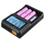 Astrolux® AC04 LCD Display AC/DC Smart Intelligent Universal Li-ion NiMH Flashlight Battery Charger For 18650 26650 21700 AA AAA Battery