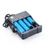 BMAX 4 Slot 18650/14500/16650/16340 Li-ion Battery Charger EU Plug AC Plug Portable Charger