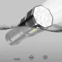 12LED Ultrabright Outdoor Home Portable LED Flashlight USB Charging Super Light Tactical Torch Emergency Bright Work Lamp Desk Light