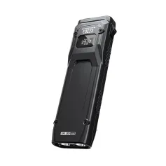 NITECORE EDC23 Torcia tattica ricaricabile USB-C da 2500 lumen, batteria al litio integrata, display OLED, 25 LED UHi, piccola torcia EDC tascabile, strumenti di sopravvivenza per esterni