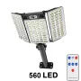 560LED Powerful Outdoor Solar Lights Motion Sensor Waterproof Wall Lamp Remote Control Garden Street Light