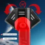 Bikight LED COB 600LM 180° Rotation Multifunctional Magnetic Flashlight USB Rechargeable Work Light Lanterna Hanging Lamp