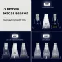 360LED Motion Sensor Solar Street Light Outdoor Home Garden Light Super Bright Waterproof Remote Control Human Body Induction 3 Lighting Mode