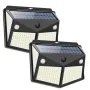 ARILUX 260LED Outdoor Solar Light IP65 Waterproof Motion Sensor Solar Light Garden Courtyard Passage Security Lighting Black