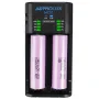 Astrolux® MC02 2 in1 USB Charging Mini Battery Charger Portable Mobile Phone Power Bank Current Optional Charger For 18650 21700 26650 Li-ion Battery