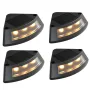 4Pack Outdoor Solar Lights Yard Lamp Landscape Decor Villa Balcony Garden Wall Step Lamps Stair Light