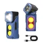 T615 500LM 180° Rotatable Multi-Function EDC LED Flashlight Wave Sensing Mini Headlamp Cap Clip Bike Light USB Charging EDC LED Torch