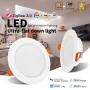 Smart LED Downlight 27mm Ultra Thin 6W RGB+CCT 2700K~6500K Compatible Zigbee 3.0 Smartthings Echo Alexa Google Home