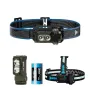 WUBEN E7 2in1 1800 Lumens LED Headlamp Rechargeable Flashlight 18350 18650 Battery Compact EDC Min Torch Magnetic Tail Work Lamp Waterproof Headlight For Outdoor Camping Running Hiking Fishing