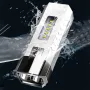 2*LED+5*COB Three Light Sources Flashlight 18650 USB Rechargeable Portable Waterproof Led Torch With Power Bank Function