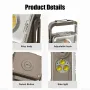 G700 LED Portable Lantern Built-in 6000mAh Battery USB Rechargeable Flashlight with Dual Light Source Floodlight LED Torch Outdoor Camping Lamp Maintenance Work Light