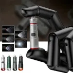 300LM Мощный светодиодный брелок EDC с аккумуляторной батареей Мини-фонарик Портативный фонарь рабочего освещения с магнитным задним зажимом, цепочка из сплава