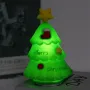 Christmas Tree Style Night Light Holiday Decorations Cute Silicone Lamp Lovely Pat Light Gift for Kids Warm Soft Bedside Home Decoration