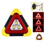 BIKIGHT Solar Emergency Triangular Roadside Warning Light USB Super Bright LED Work Lights for Car Repairing Camping Hiking Hunting