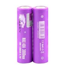 [USA Direct] 200Pcs IMREN 40A High Power 18650 Battery 3000mah 3.7V Rechargeable Lithium-ion Cells Flashlights RC Toys Home Tools Batteries
