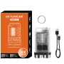 V3 Mini Keychain Flashlight Dual LED Head Type C Charging IP65 Waterproof 900LM Small Keyring Rechargeable Torch Light