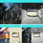 468 LED Super Bright Outdoor Solar Lamp Waterproof 3 Modes Motion Sensor Human Induction Solar Garden Light Yard Garage Lights