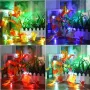Battery Powered 1.65M 10LEDs Fall Leaves Shaped Indoor Fairy String Light For Christmas 