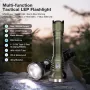 Astrolux® WP5 1350M Long Distance Throwing LEP Flashlight 3in1 with 1200LM LED Flood Light & Red Blue AUX Light EDC Strong Spotlight Waterproof Search Torch With Type-C Charging 21700 Li-ion Battery