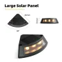 4Pack Outdoor Solar Lights Yard Lamp Landscape Decor Villa Balcony Garden Wall Step Lamps Stair Light