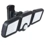 108LED 3-head Solar Split Wall Lamp Motion Sensor 3 Lighting Modes Remote Control Waterproof Outdoor