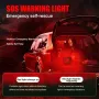 G700 LED Portable Lantern Built-in 6000mAh Battery USB Rechargeable Flashlight with Dual Light Source Floodlight LED Torch Outdoor Camping Lamp Maintenance Work Light