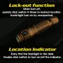 SKILHUNT M200 V4 1900 Lumens Powerful USB Rechargeable Flashlight Outdoor Adventure Gear Long Battery Life High Power LED Torch Magnetic Work Lamp Camping Light
