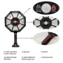 Outdoor Solar Street Light 168LED Solar Wall Light with Motion Sensor for Garden Warehouse and Exterior Wall