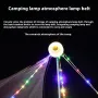 Portable USB Rechargeable Camping Lantern with Retractable 8m LED Strip 5 Modes IP67 Waterproof
