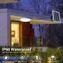 100/60W LED Solar Ceiling Light Pendant Light Outdoor Indoor Solar-Power Lamp With Line Corridor Light For Garden Decoration