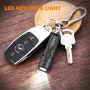 TUNENGE S15 650LM Mini Porable LED Keychain Flashlight USB Rechargeable Pocket Light Waterproof Emergency Outdoor Camping Fishing Lighting