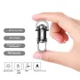 Multifunctional Mini LED Keychain Flashlight with UV Light USB Rechargeable Waterproof LED Keyring Practical Inspection Work Light Outdoor Activities Key Chain Light