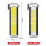 Portable COB Solar Work Light Rechargeable LED Flashlight Super Bright Camping Waterproof Car Repair Lamp With Hook Magnetic