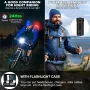 BIKIGHT Rechargeable Flashlights Super Bright Small Pocket Magnetic Flashlight, 8 Modes LED Tactical Flash Light, Dual Button Powerful Flashlight for Camping