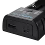 Astrolux® MC02 2 in1 USB Charging Mini Battery Charger Portable Mobile Phone Power Bank Current Optional Charger For 18650 21700 26650 Li-ion Battery