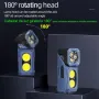 T615 500LM 180° Rotatable Multi-Function EDC LED Flashlight Wave Sensing Mini Headlamp Cap Clip Bike Light USB Charging EDC LED Torch