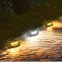 4Pack Outdoor Solar Lights Yard Lamp Landscape Decor Villa Balcony Garden Wall Step Lamps Stair Light