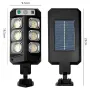 60LED Motion Sensor Solar Light Human Body Induction Garden Light Outdoor Waterproof Solar Outdoor Sensitive Motion Detection Street Lamp