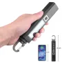 LED Compact Torch Power Display 1200LM Super Bright Flashlight 10 Light Modes Multi Light Source for Outdoor Fishing Emergency