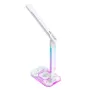 Foldable Multifunction LED Gaming Desk Lamp Dimmable Reading Light with RGB Ambient Light & Wireless Charger